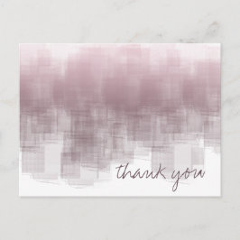 Waterverf Reflecties Dank u Mauve ID774 Briefkaart