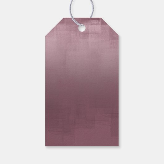 Waterverf Reflecties Dank u Mauve ID774 Cadeaulabel (Achterkant)