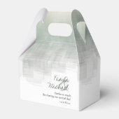 Waterverf Reflecties Dank u Sage V2 ID774 Bedankdoosjes (Voorkant Zijde)