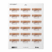 Waterverf Reflecties de heer & mevrouw Clay ID774 Etiket (Full Sheet)