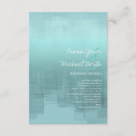 Waterverf Reflecties Details Blauwgroen ID774 Informatiekaartje