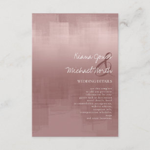 Waterverf Reflecties Details kaneel Roos ID774 Informatiekaartje