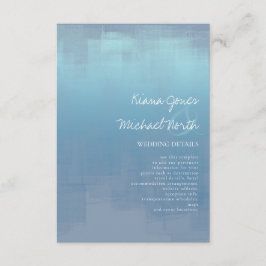 Waterverf Reflecties Details Stusty Blue ID774 Informatiekaartje