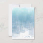 Waterverf Reflecties Rehearsal Dusty Blue ID774 Kaart (Achterkant)