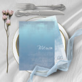 Waterverf reflecties Wedding Dusty Blue ID774 Menu