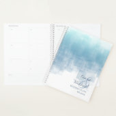 Waterverf reflecties Wedding Dusty Blue ID774 Planner (Display)