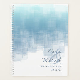Waterverf reflecties Wedding Dusty Blue ID774 Planner