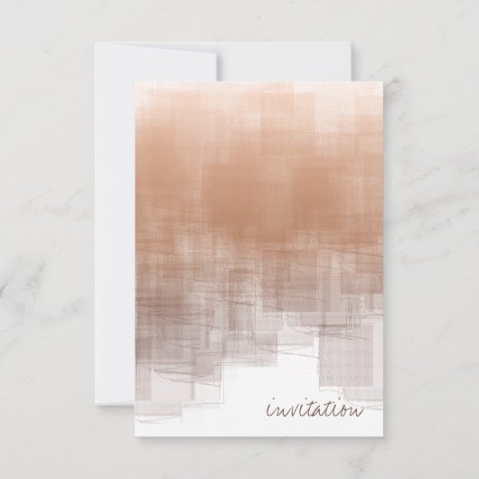 Waterverf Reflection Vrijgezellenfeest Clay ID774 Kaart (Achterkant)