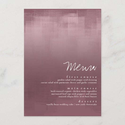 Waterverf Reflections Menu Mauve ID774 (Voorkant)