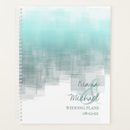 Waterverf Reflections Wedding Blauwgroen ID774 Planner