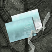 Waterverf Reflections Wedding Blauwgroen ID774 Save The Date