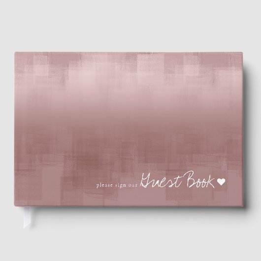 Waterverf Reflections Wedding Cinnamon ID774 Gastenboek (Voorkant)