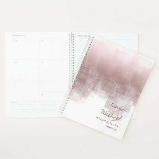 Waterverf Reflections Wedding Cinnamon Roos ID774 Planner (Display)