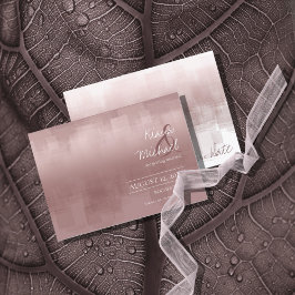 Waterverf Reflections Wedding Cinnamon Roos ID774 Save The Date