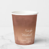 Waterverf Reflections Wedding Clay ID774 Papieren Bekers (Achterkant)