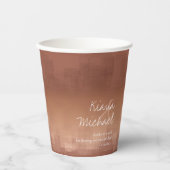 Waterverf Reflections Wedding Clay ID774 Papieren Bekers (Voorkant)