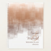 Waterverf Reflections Wedding Clay ID774 Planner (Voorkant)
