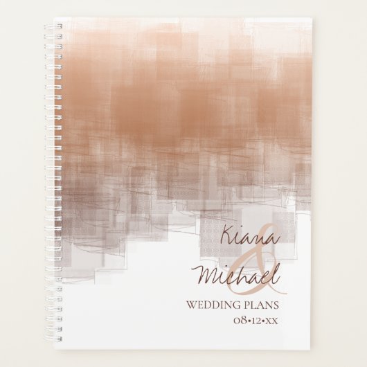 Waterverf Reflections Wedding Clay ID774 Planner (Voorkant)