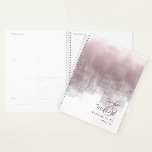 Waterverf Reflections Wedding Mauve ID774 Planner (Display)
