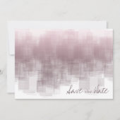 Waterverf Reflections Wedding Mauve ID774 Save The Date (Voorkant)