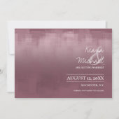 Waterverf Reflections Wedding Mauve ID774 Save The Date (Achterkant)