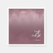 Waterverf Reflections Wedding Mauve ID774 Servet (Voorkant)