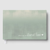 Waterverf Reflections Wedding Sage ID774 Gastenboek (Voorkant)