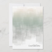 Waterverf Reflections Wedding Sage ID774 Kaart (Achterkant)