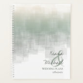 Waterverf Reflections Wedding Sage ID774 Planner (Voorkant)