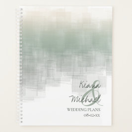 Waterverf Reflections Wedding Sage ID774 Planner
