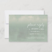 Waterverf Reflections Wedding Sage ID774 RSVP Kaartje (Achterkant)