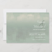 Waterverf Reflections Wedding Sage ID774 Save The Date (Achterkant)