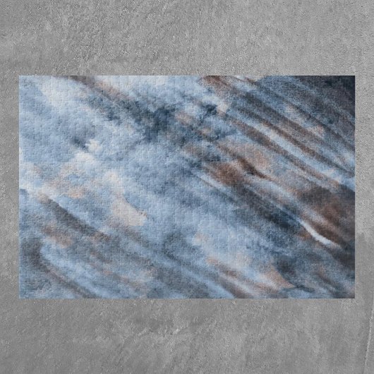 Waterverf Regen op Tin Roof Puzzel Legpuzzel