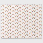 Waterverf regenbogen wit verpakkingspapier cadeaupapier (Vlak)