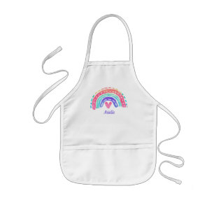 Waterverf Regenboog Aangepaste Kinder pron Schort