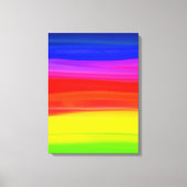 waterverf regenboog abstract canvas afdruk (Voorkant)