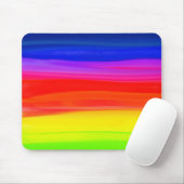 waterverf regenboog abstract poster muismat (Met muis)