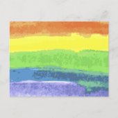 Waterverf regenboog briefkaart (Voorkant)