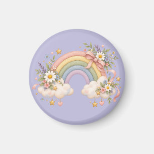 Waterverf Regenboog Cadeau – Charmante Wolk Magneet