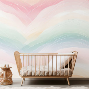 Waterverf Regenboog Delight Behang