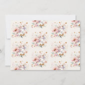 Waterverf Regenboog Eenhoorn foto 1e Verjaardag Kaart (Achterkant)