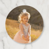 Waterverf Regenboog Eenhoorn Verjaardagsfeestje Fa Bedankjes Labels (Achterkant)