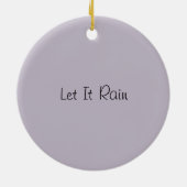 Waterverf regenboog en wolken keramisch ornament (Achterkant)