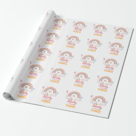 Waterverf Regenboog Feest Cadeaupapier