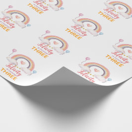 Waterverf Regenboog Feest Cadeaupapier