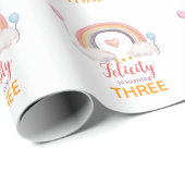 Waterverf Regenboog Feest Cadeaupapier (Rol Hoek)
