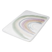 Waterverf Regenboog Gedempte Kleuren Boho Chic Dou Badmat (Gekanteld)