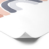 Waterverf Regenboog Geslacht Neutraal Nursery Post Poster (Hoek)