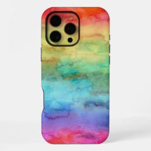 Waterverf Regenboog iPhone 16 Pro Max Hoesje