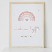 Waterverf regenboog Kaarten en geschenken teken Poster